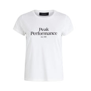 PEAK PERFORMANCE T-Shirt Original Donna Off White Black G77700 320 OFFWHITE/BLACK 