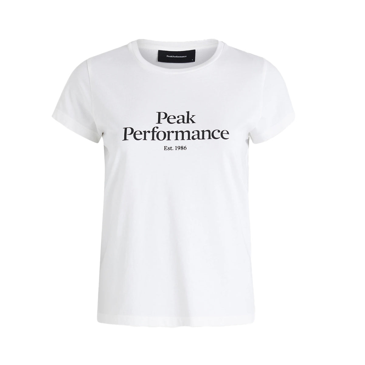 PEAK PERFORMANCE T-Shirt Original Donna Off White Black G77700 320 OFFWHITE/BLACK 