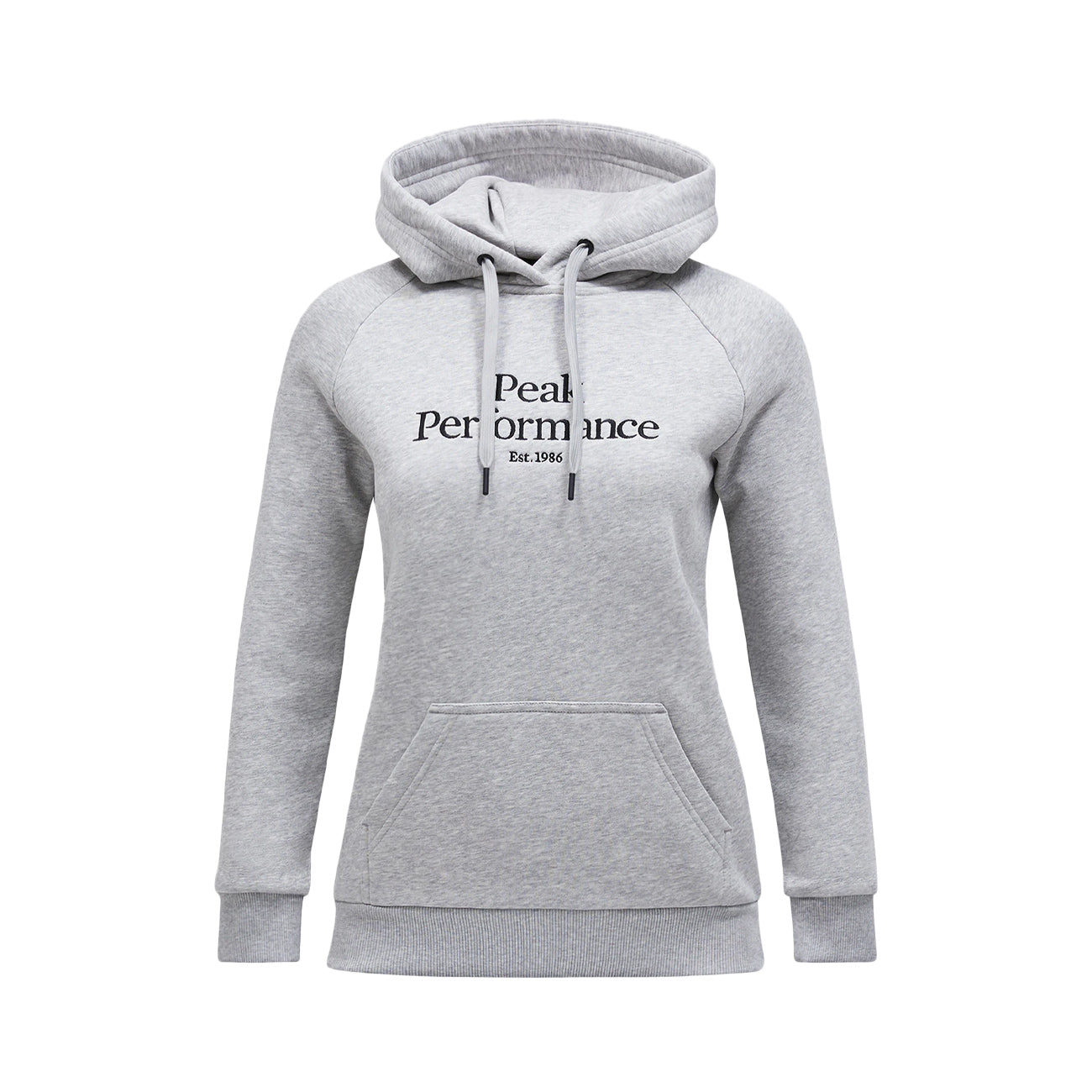 PEAK PERFORMANCE Felpa Original Donna Grey Melange Black G77747 080 MED GREY MELANGE/BLACK 