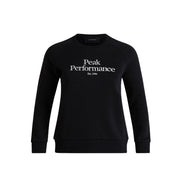 PEAK PERFORMANCE Felpa Original Donna Black Off White G77752 070 BLACK/OFFWHITE 