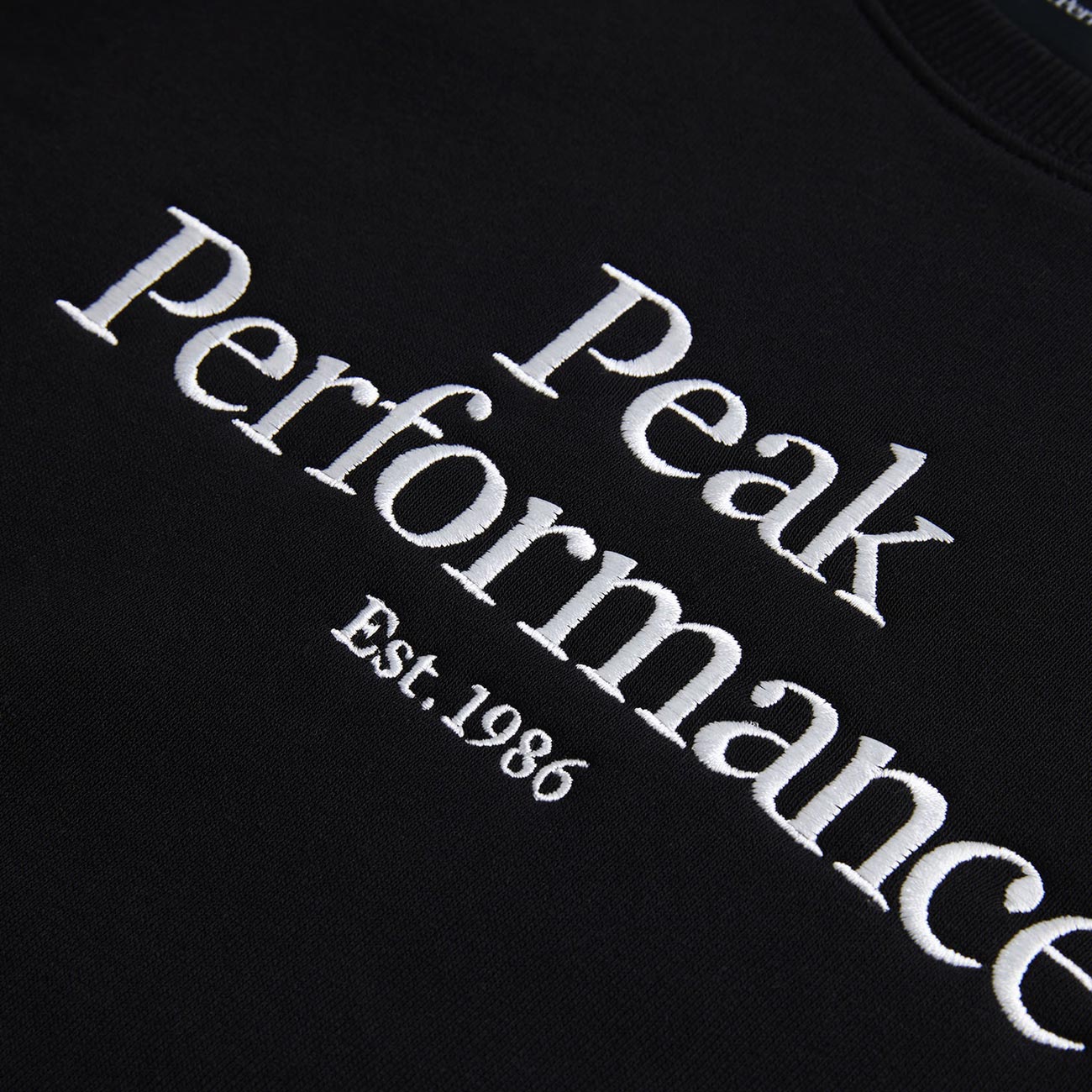PEAK PERFORMANCE Felpa Original Donna Black Off White G77752 070 BLACK/OFFWHITE 