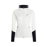 PEAK PERFORMANCE Felpa Rider Con Zip Donna Off White Black G77873 140 OFFWHITE/BLACK/OFFWHITE 