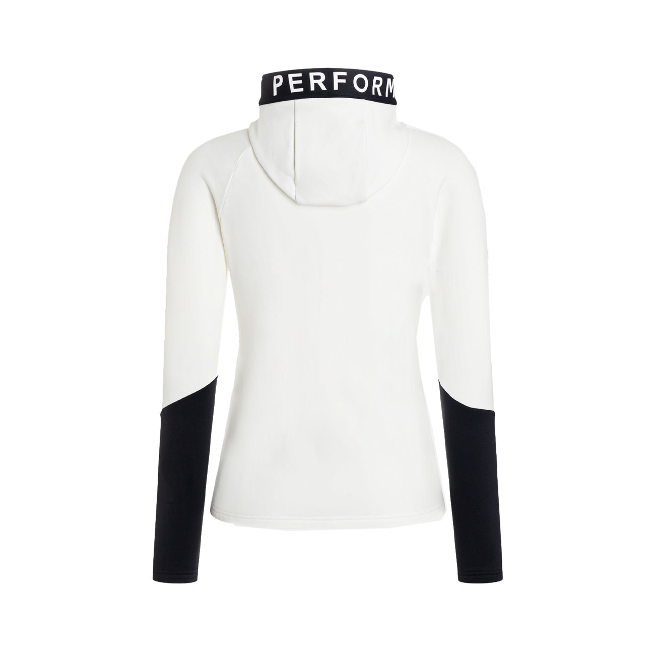PEAK PERFORMANCE Felpa Rider Con Zip Donna Off White Black G77873 140 OFFWHITE/BLACK/OFFWHITE 