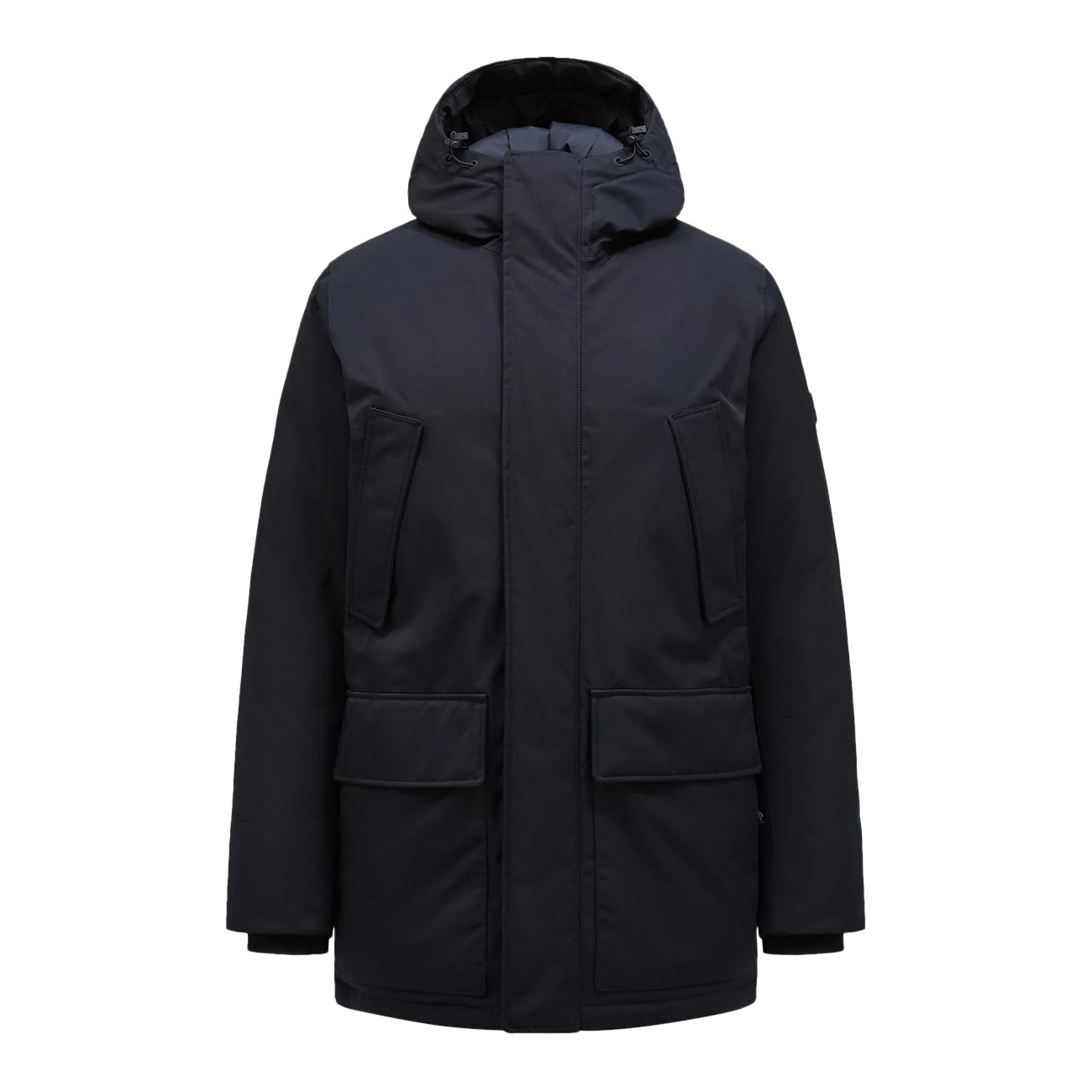 PEAK PERFORMANCE Parka Ground Uomo Nero G77957 030 BLACK 