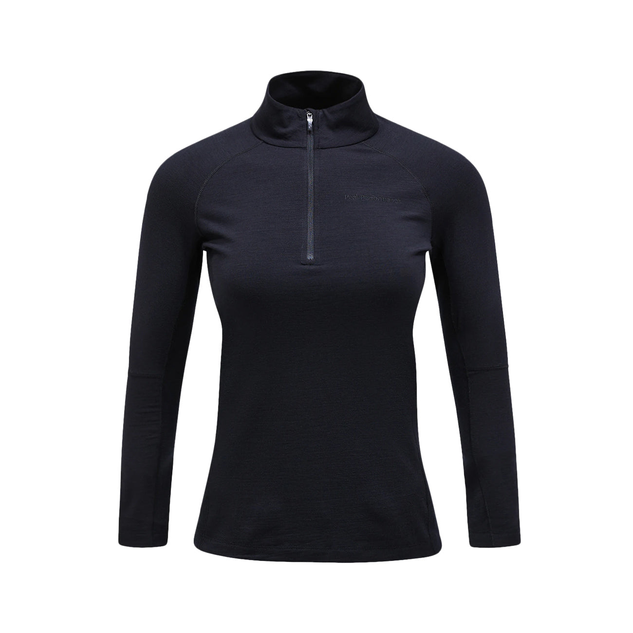 PEAK PERFORMANCE Maglia 1/2 Zip Magic Donna Black G78068 070 BLACK/BLACK 
