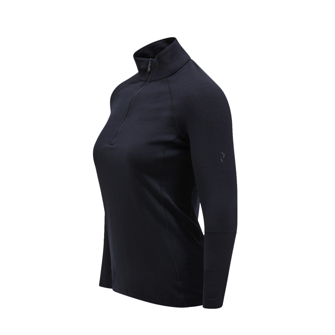 PEAK PERFORMANCE Maglia 1/2 Zip Magic Donna Black G78068 070 BLACK/BLACK 