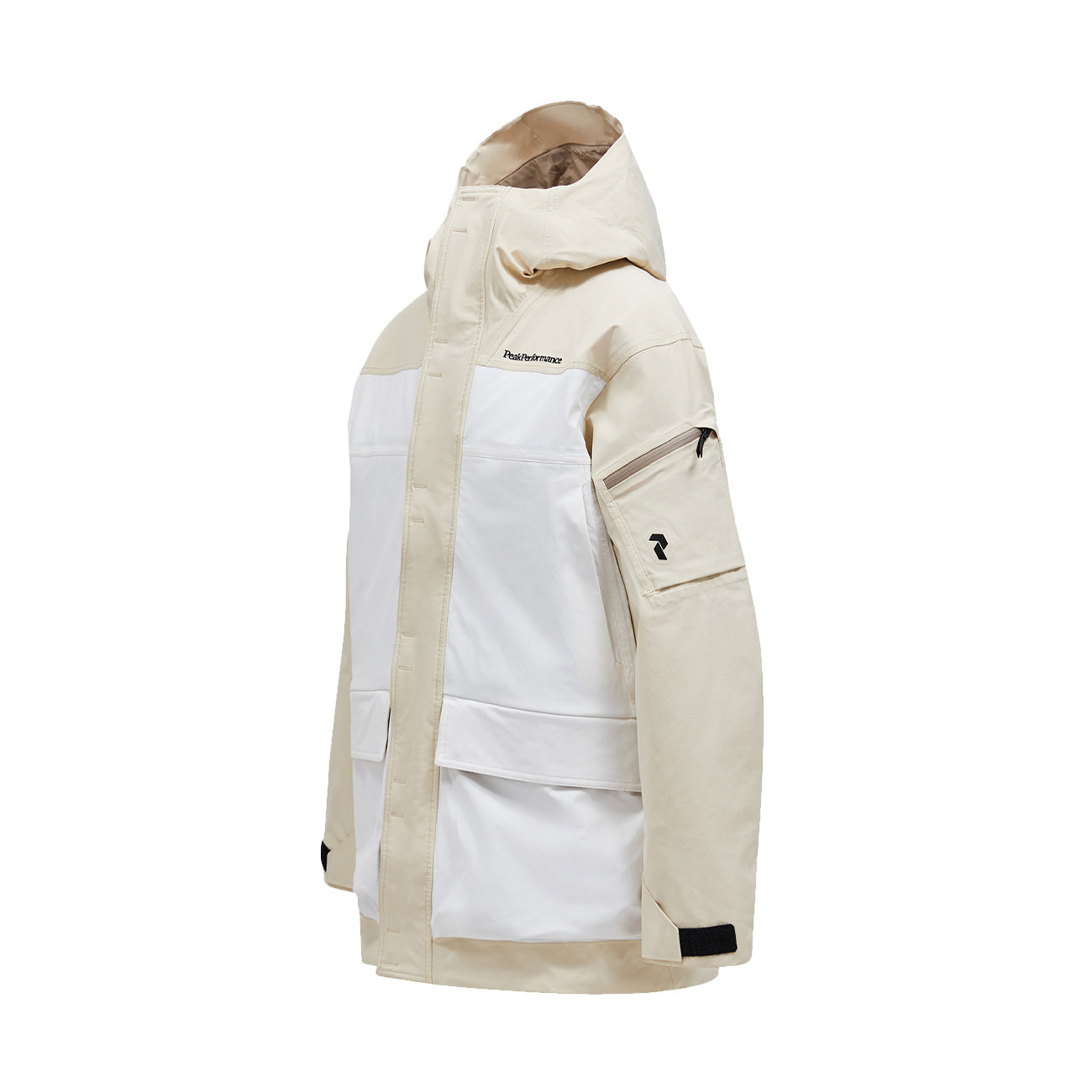 PEAK PERFORMANCE Parka Shell 2L Stretch Uomo Sand Fog Offwhite G78992 030 SAND FOG/OFFWHITE 