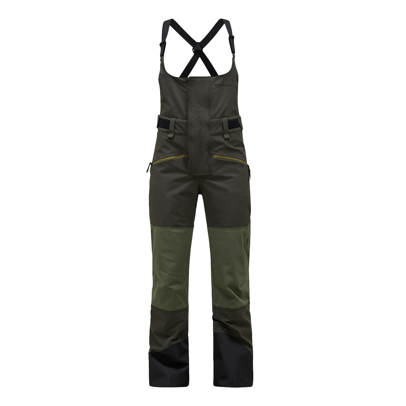 PEAK PERFORMANCE Salopette 2L Stretch Bib Donna Olive Extreme Pine Needle G78995 010 OLIVE EXTREME/PINE NEEDLE 