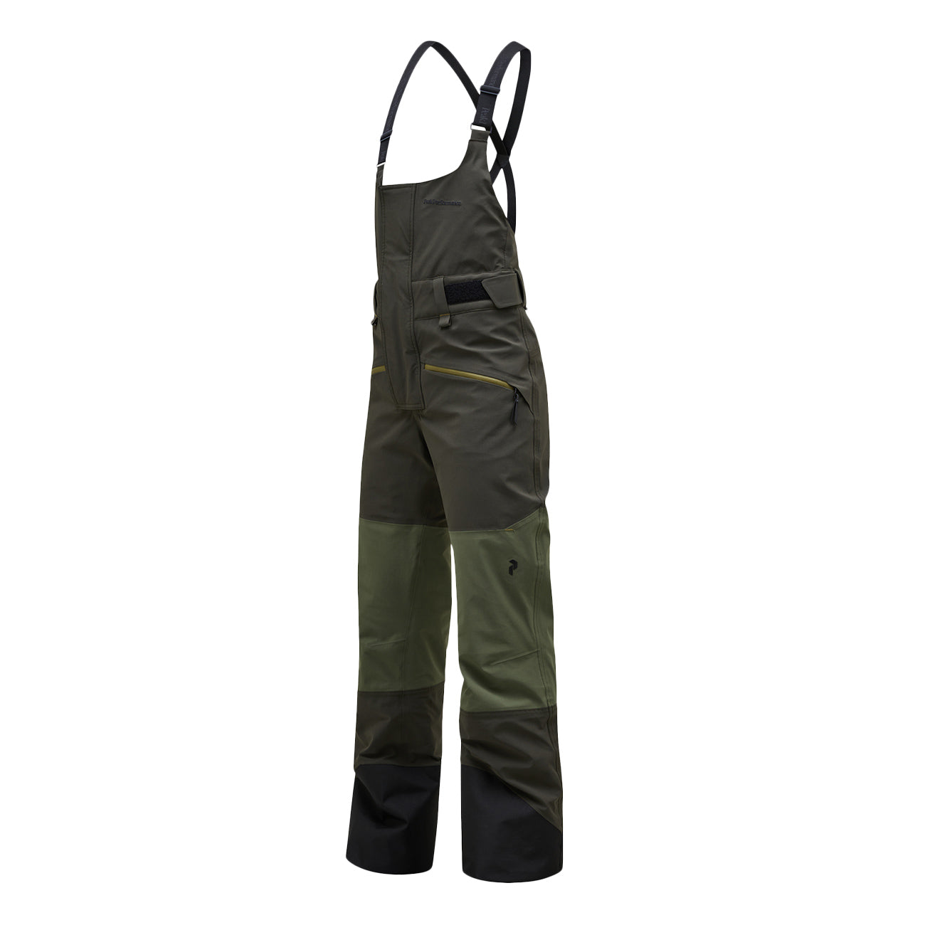 PEAK PERFORMANCE Salopette 2L Stretch Bib Donna Olive Extreme Pine Needle G78995 010 OLIVE EXTREME/PINE NEEDLE 