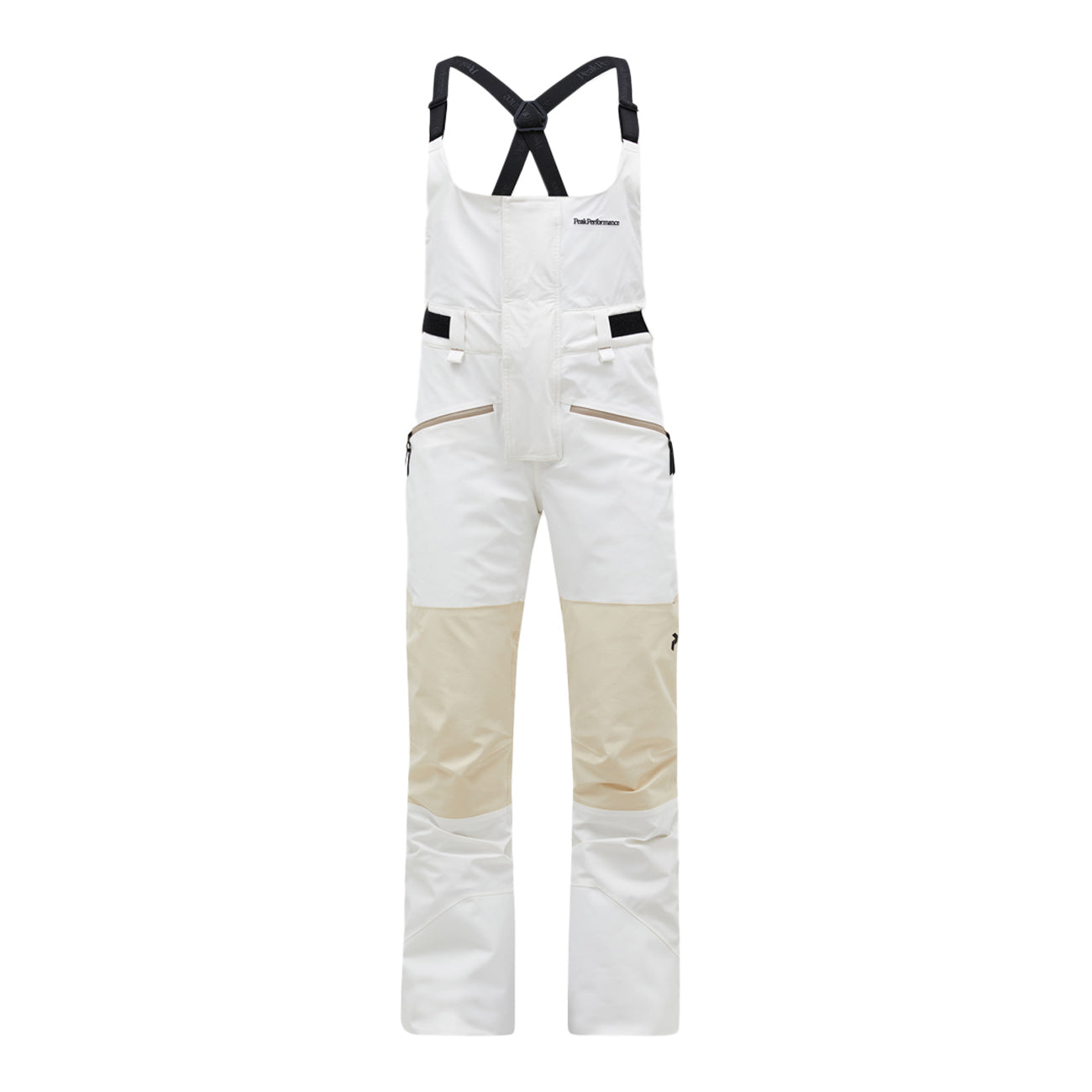 PEAK PERFORMANCE Salopette 2L Stretch Bib Donna Offwhite Sand Fog G78995 030 OFFWHITE/SAND FOG 