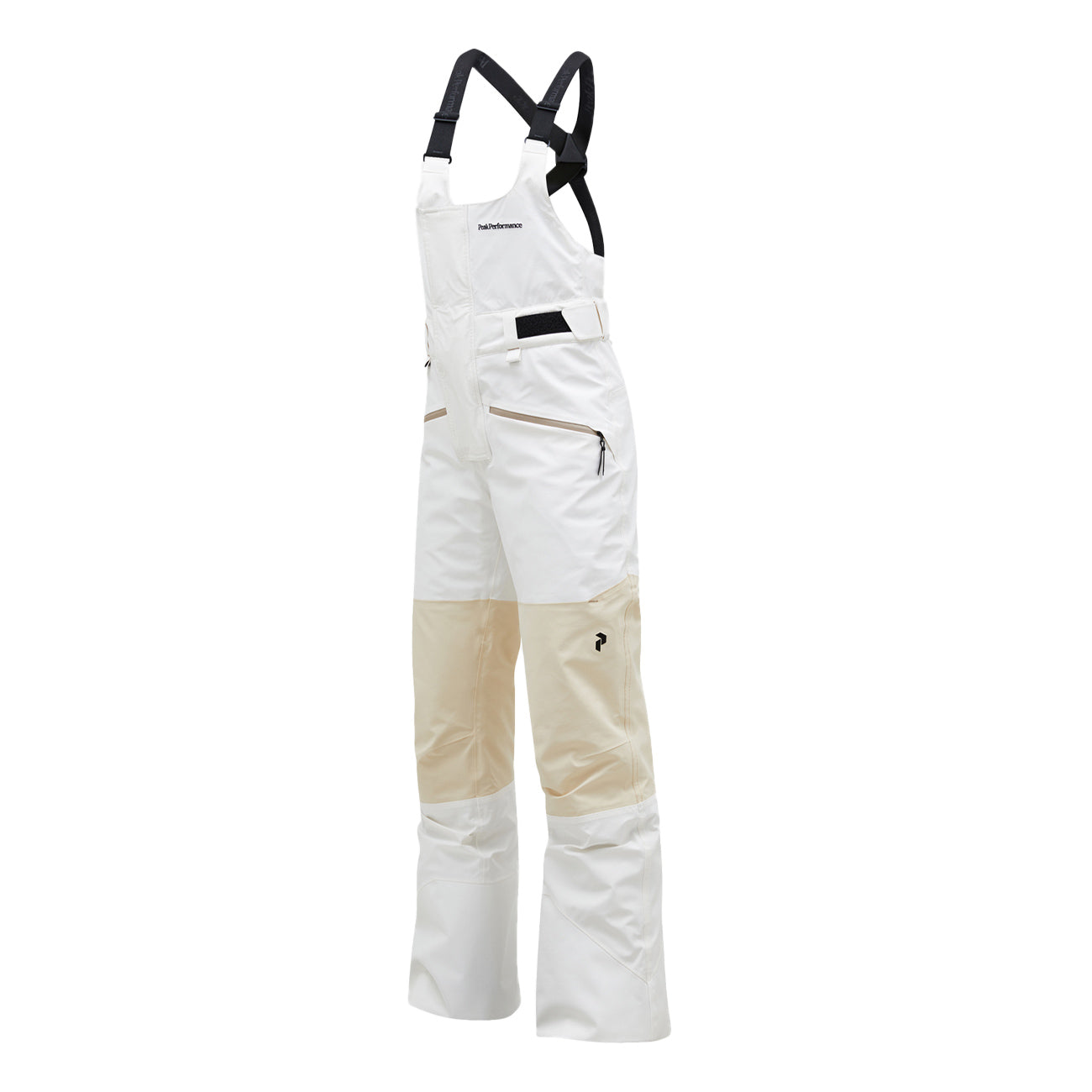 PEAK PERFORMANCE Salopette 2L Stretch Bib Donna Offwhite Sand Fog G78995 030 OFFWHITE/SAND FOG 