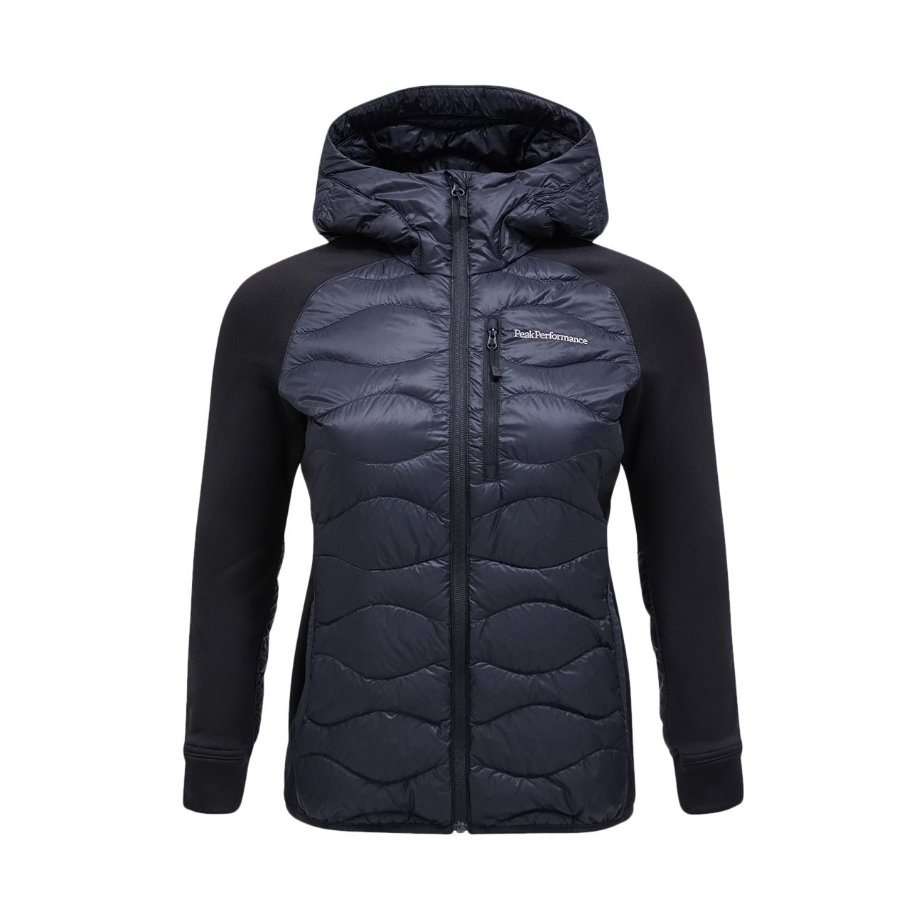 PEAK PERFORMANCE Giacca Helium Down Hybrid Donna Black G79118 070 BLACK 