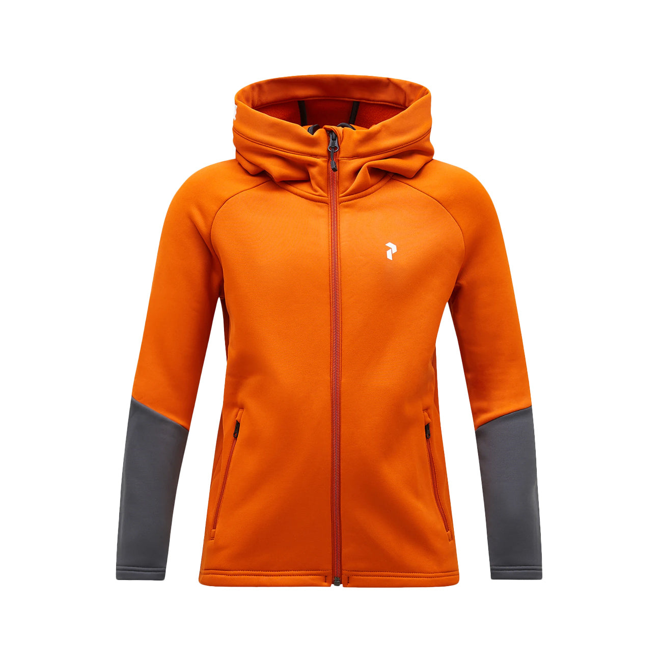 PEAK PERFORMANCE Felpa Rider Bimbo Gold Flame Motion Grey G79442 040 GOLD FLAME/MOTION GREY 
