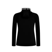 PEAK PERFORMANCE Felpa Rider Mid Zip Donna Black G79449 030 BLACK-BLACK 