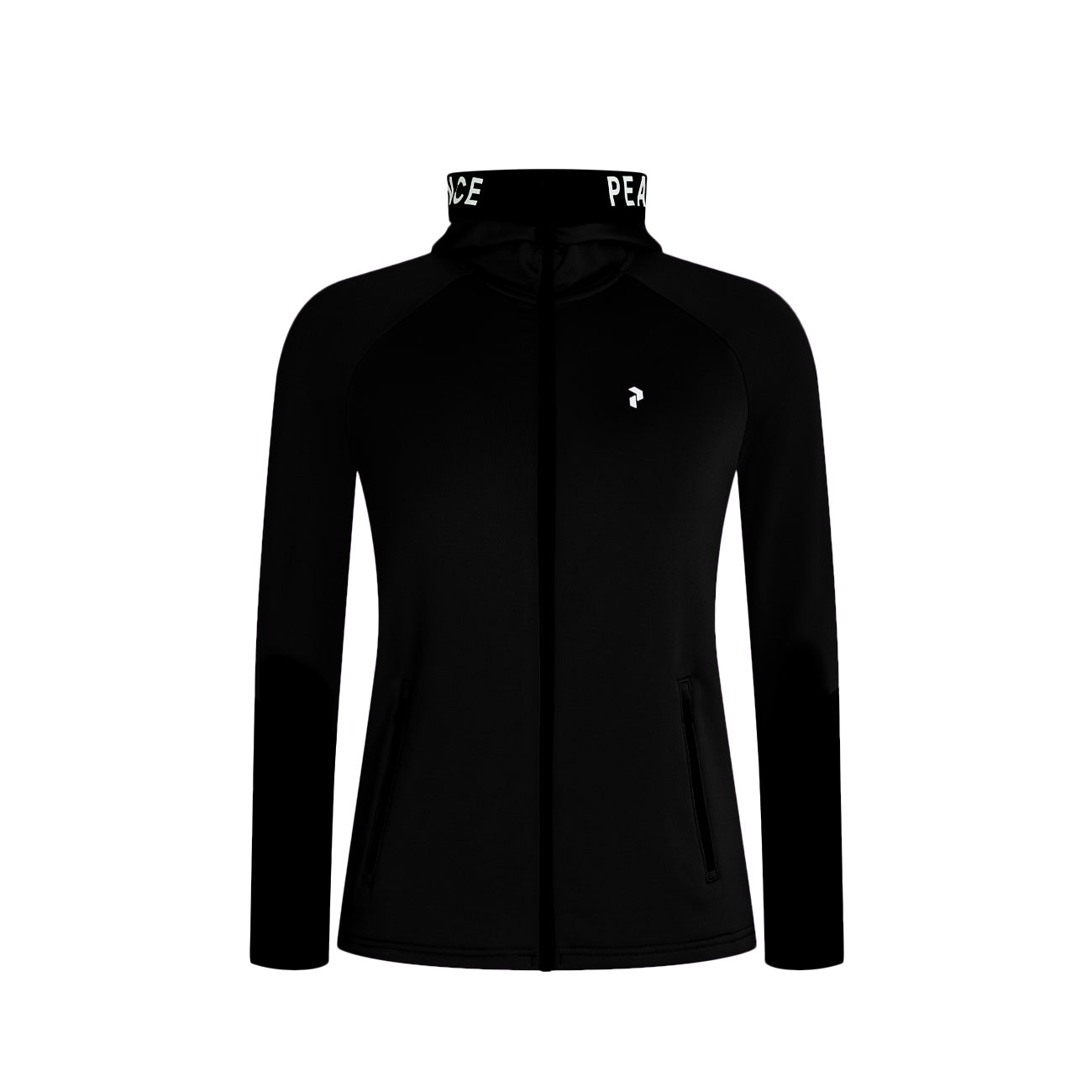 PEAK PERFORMANCE Felpa Rider Mid Zip Donna Black G79449 030 BLACK-BLACK 
