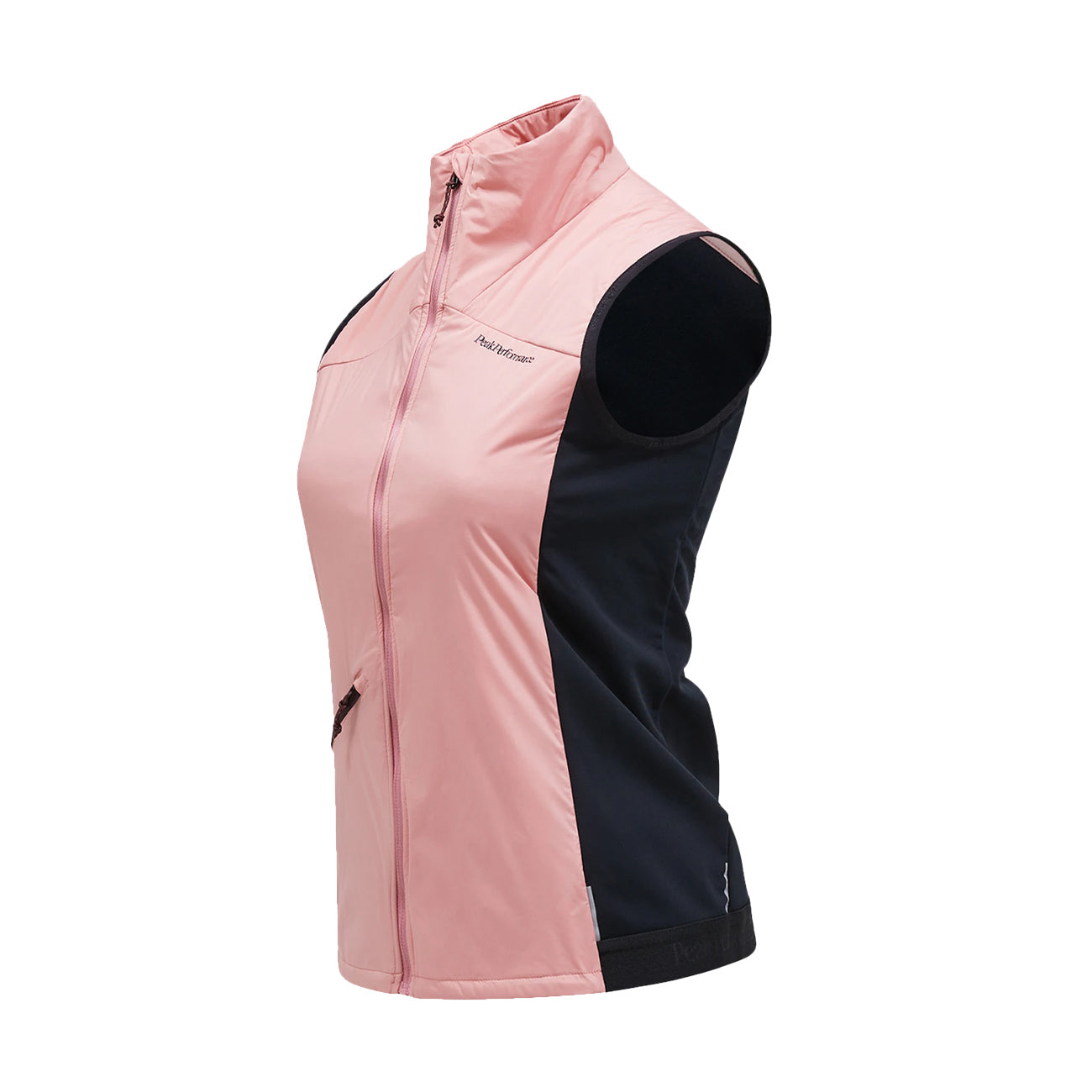 PEAK PERFORMANCE Gilet Insulated Wind Donna Warm Blush Black G79657 010 5BH WARM BLUSH/BLACK 