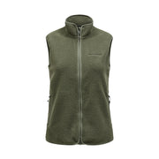 PEAK PERFORMANCE Gilet In Pile Donna Pine Needle G79700 020 PINE NEEDLE 