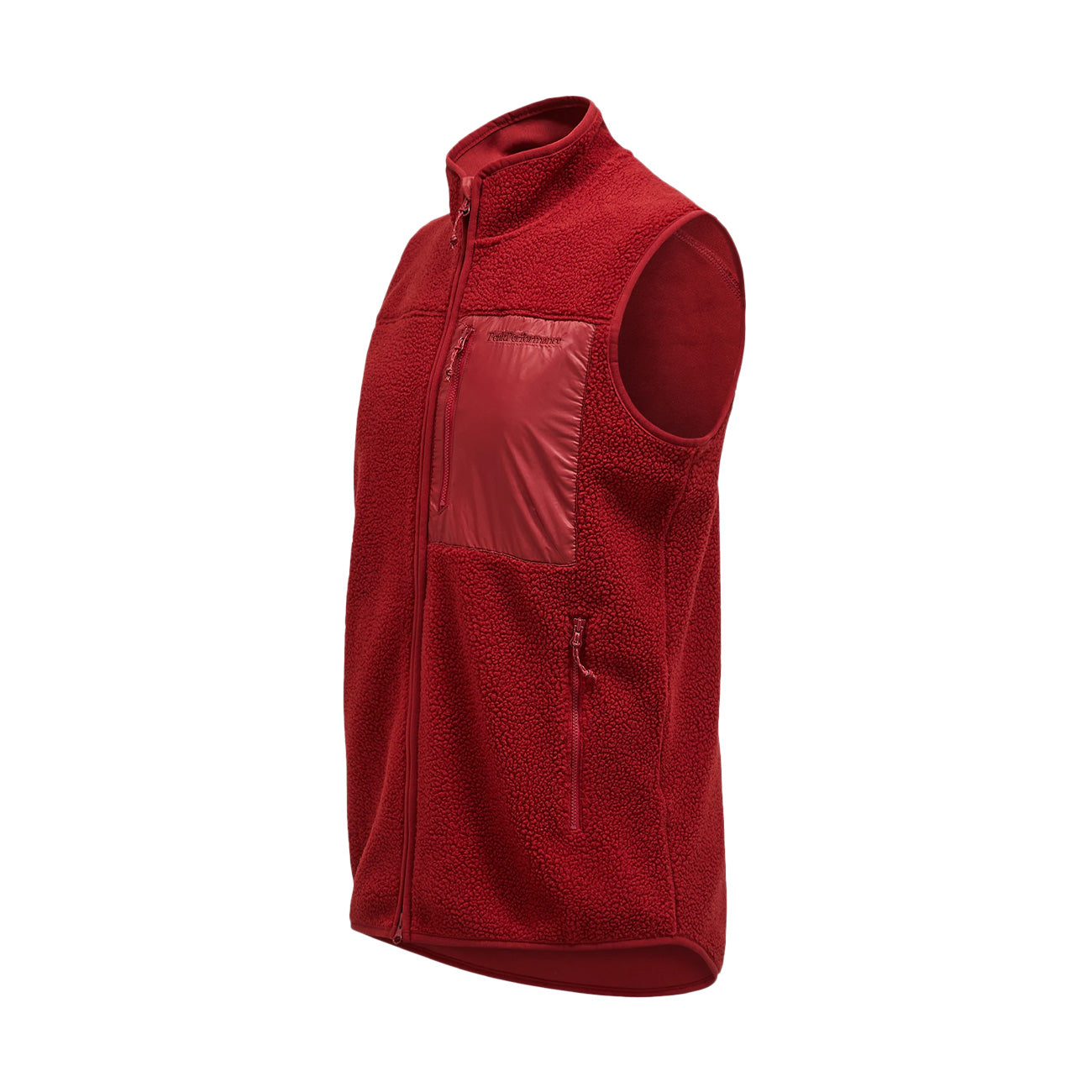 PEAK PERFORMANCE Gilet In Pile Uomo Sundried Tomato G79710 010 SUNDRIED TOMATO 