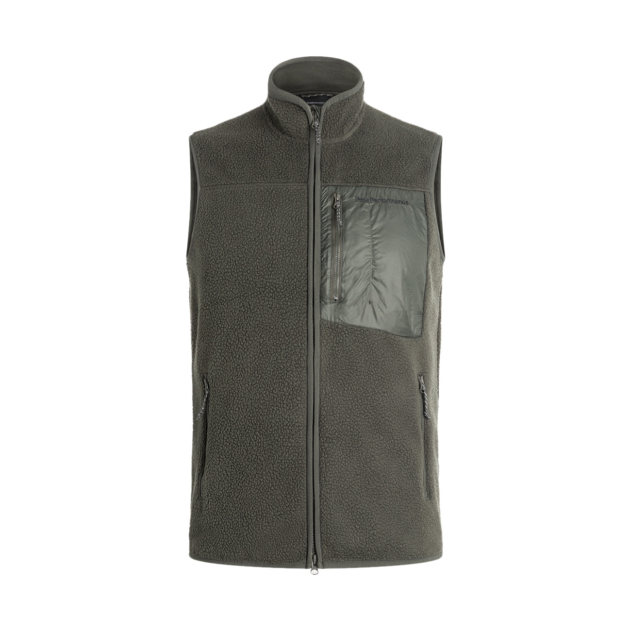 PEAK PERFORMANCE Gilet In Pile Uomo Olive Extreme G79710 020 OLIVE EXTREME 