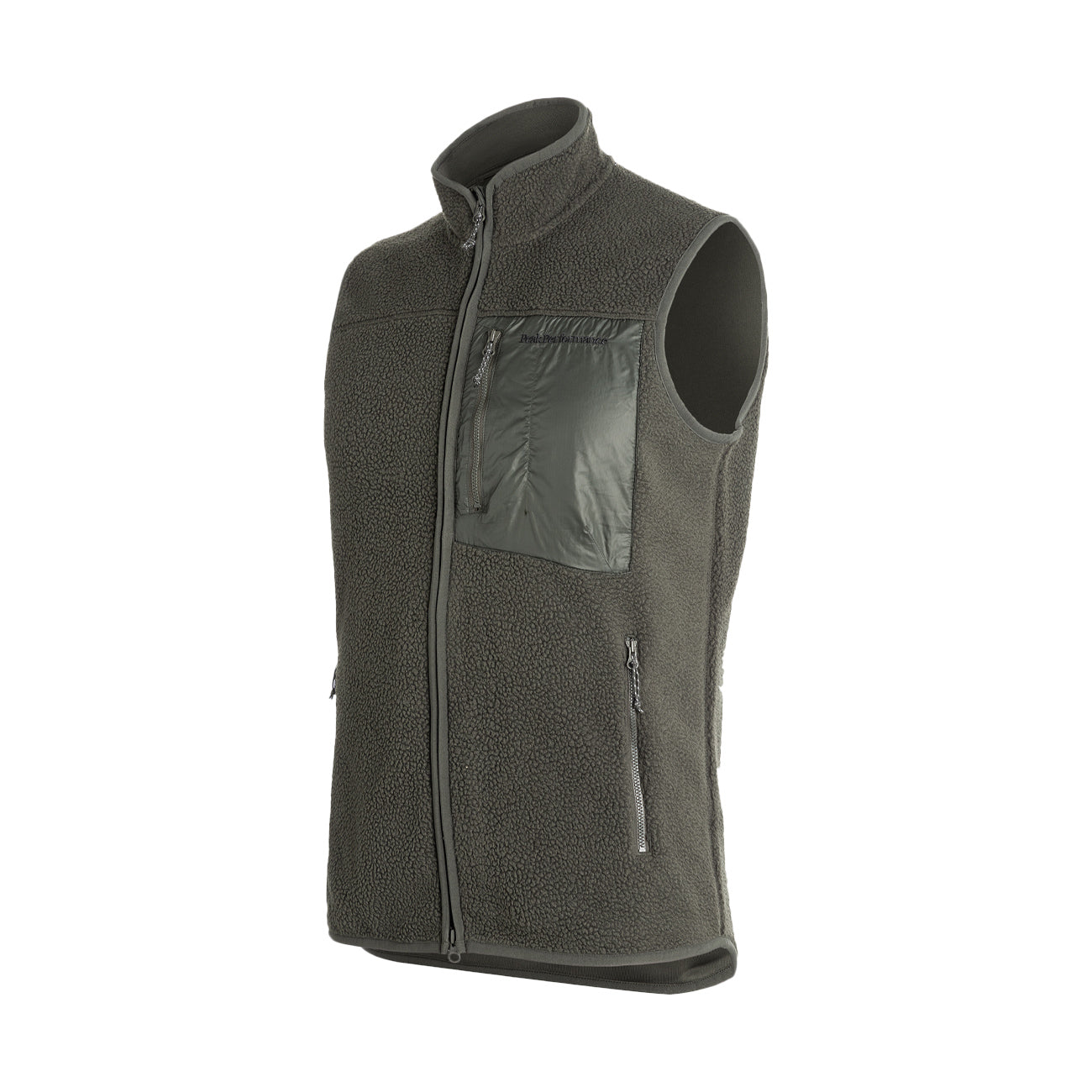 PEAK PERFORMANCE Gilet In Pile Uomo Olive Extreme G79710 020 OLIVE EXTREME 