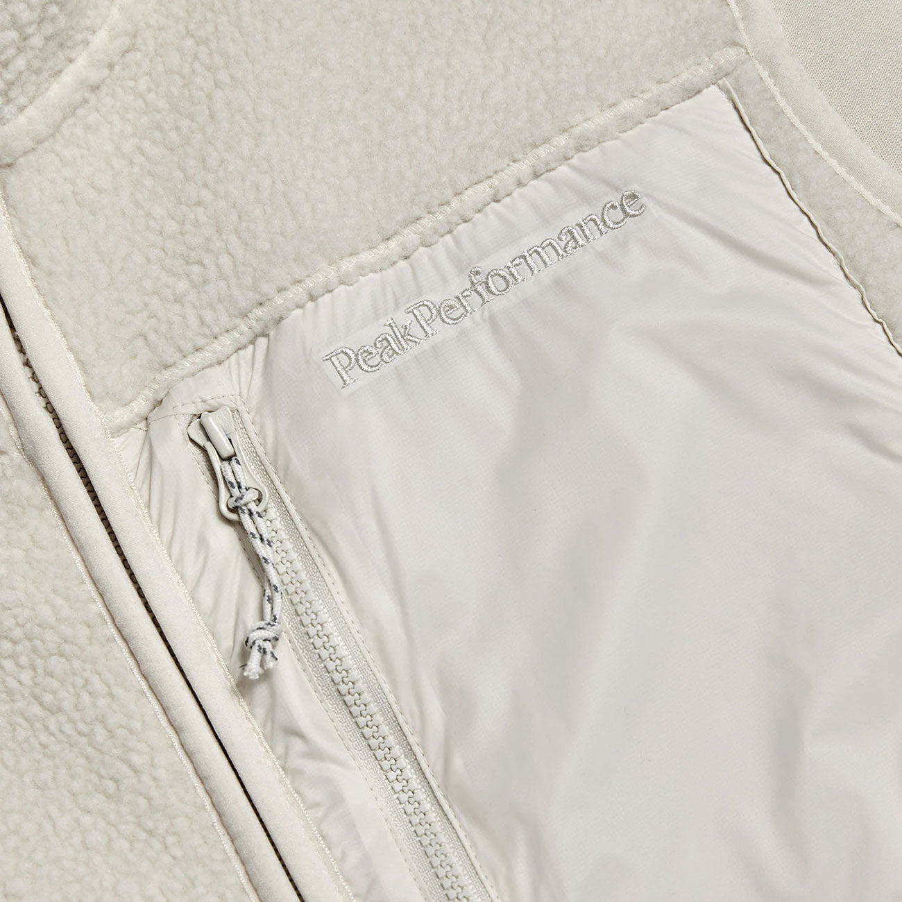 PEAK PERFORMANCE Gilet In Pile Uomo Vintage White G79710 040 VINTAGE WHITE 
