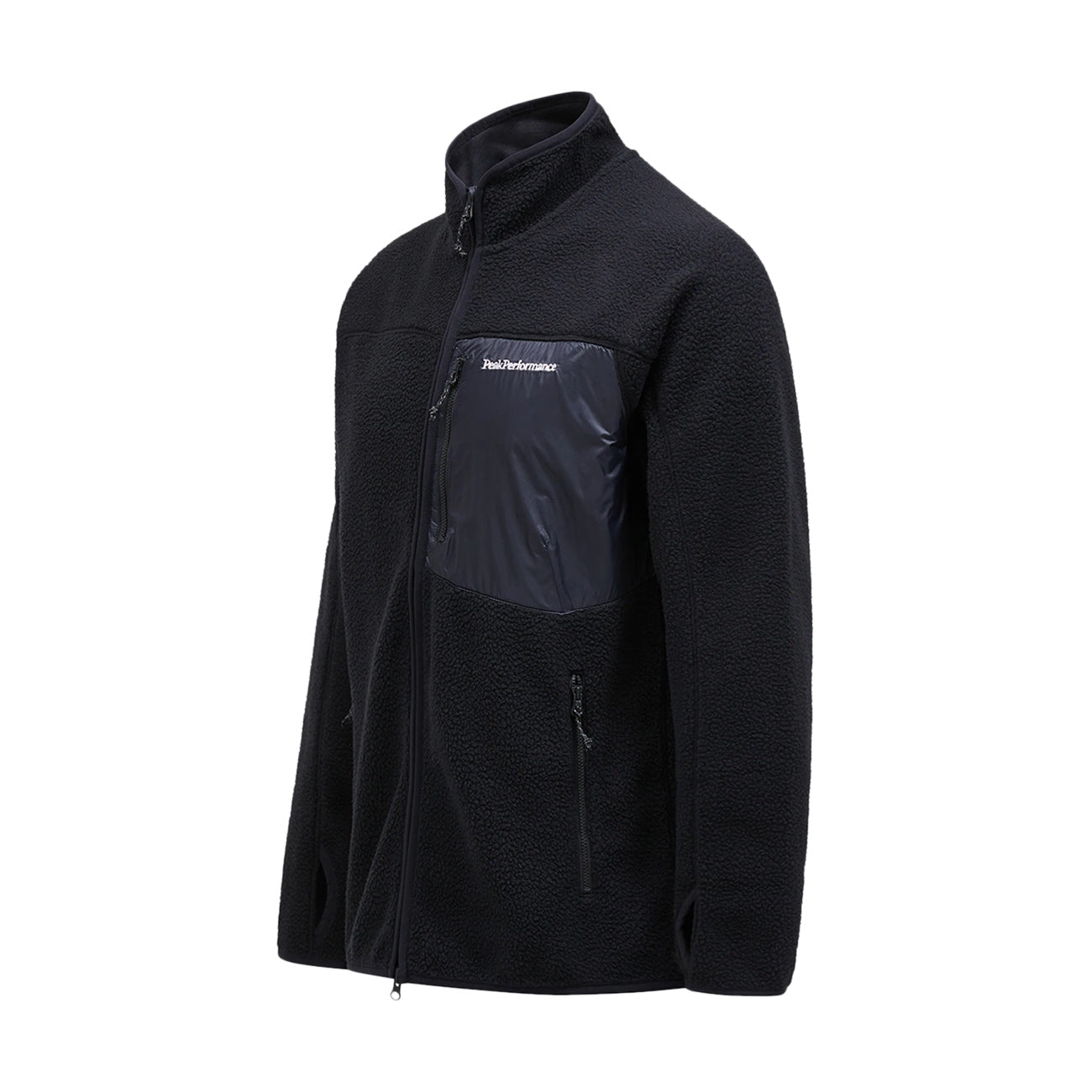 PEAK PERFORMANCE Giacca In Pile Uomo Nero G79711 030 BLACK 