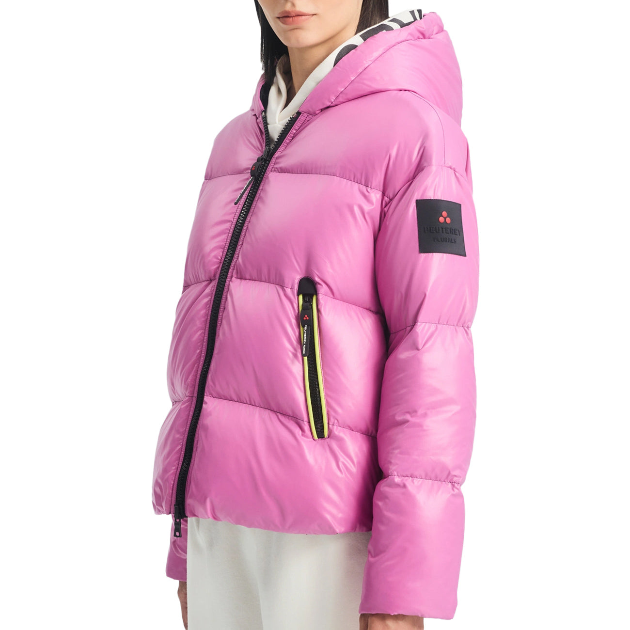 PEUTEREY Piumino Manova Donna Fiore Di Cactus Nero PED492801181855 067NR FIORE DI CACTUS/NERO 