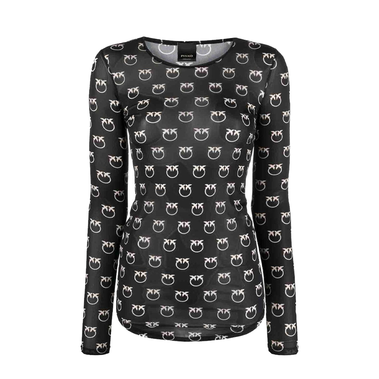 PINKO Maglia Berlino Donna Nero Avorio 100639/A13G ZB2 NERO/AVORIO 