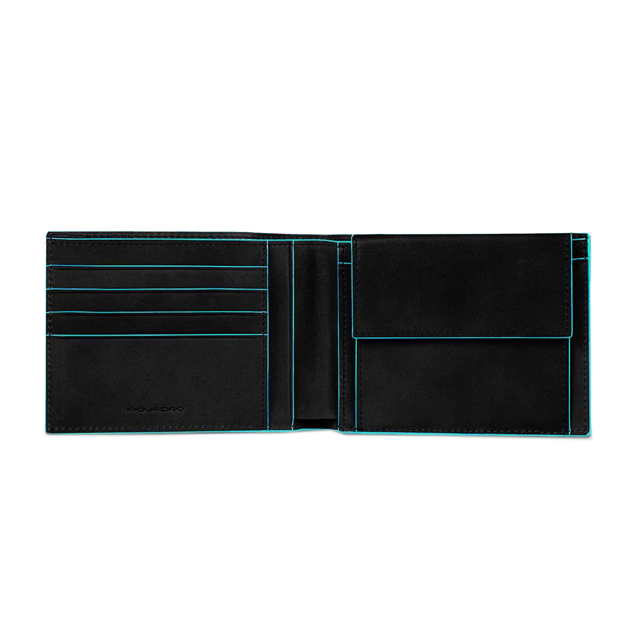 PIQUADRO Portafoglio Con Portamonete Uomo Nero PU257B2R NERO 