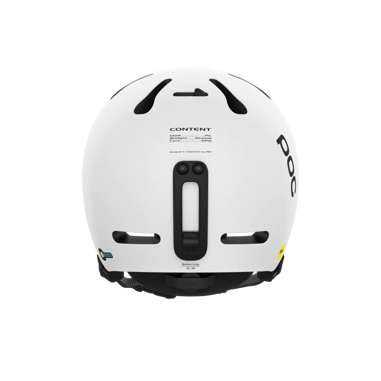 POC Casco Fornix Mips Unisex Uranium Hydrogen White Matt 10476 HYDROGEN WHITE MATT 
