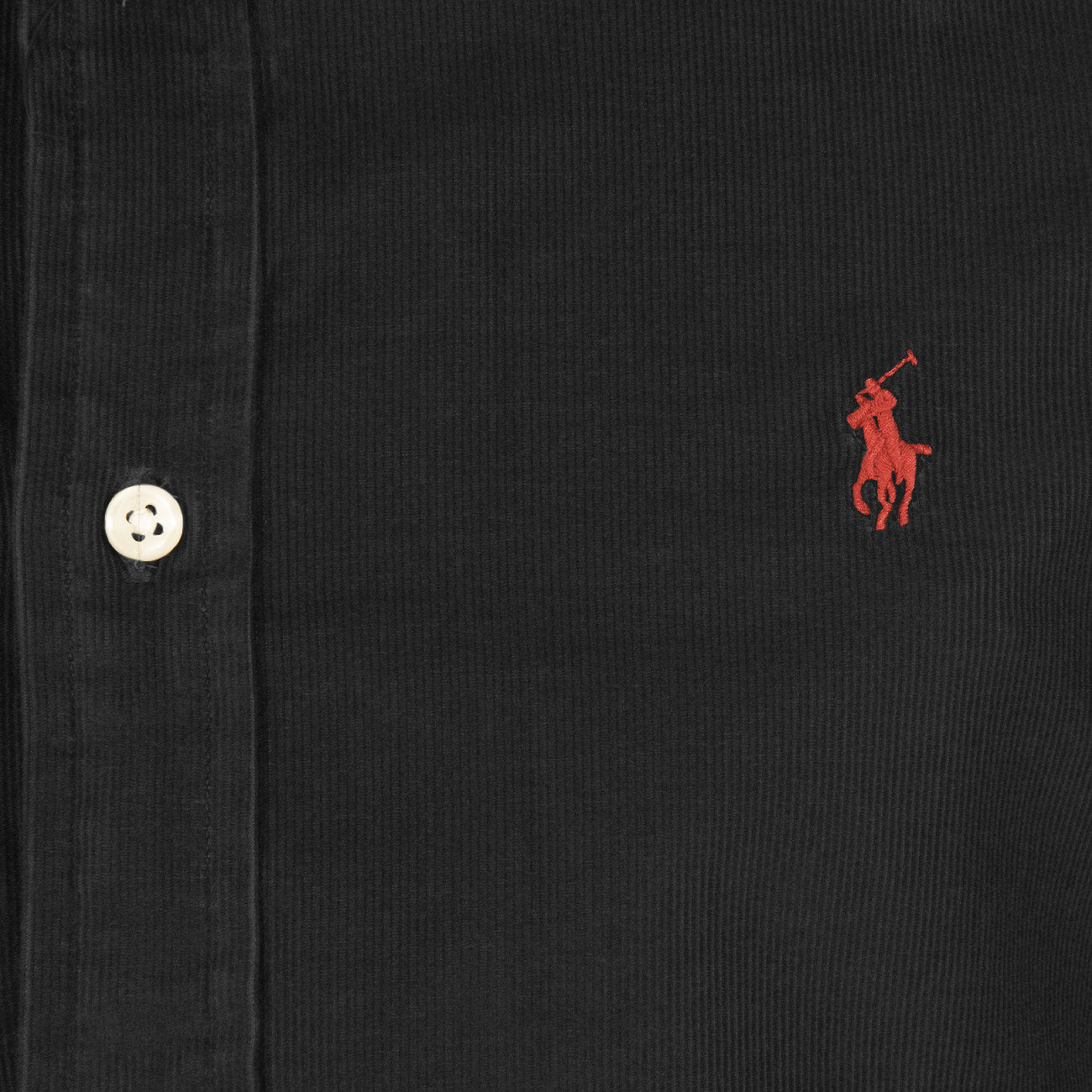 POLO RALPH LAUREN Camicia A Coste Uomo Polo Black 710818761 009 POLO BLACK 