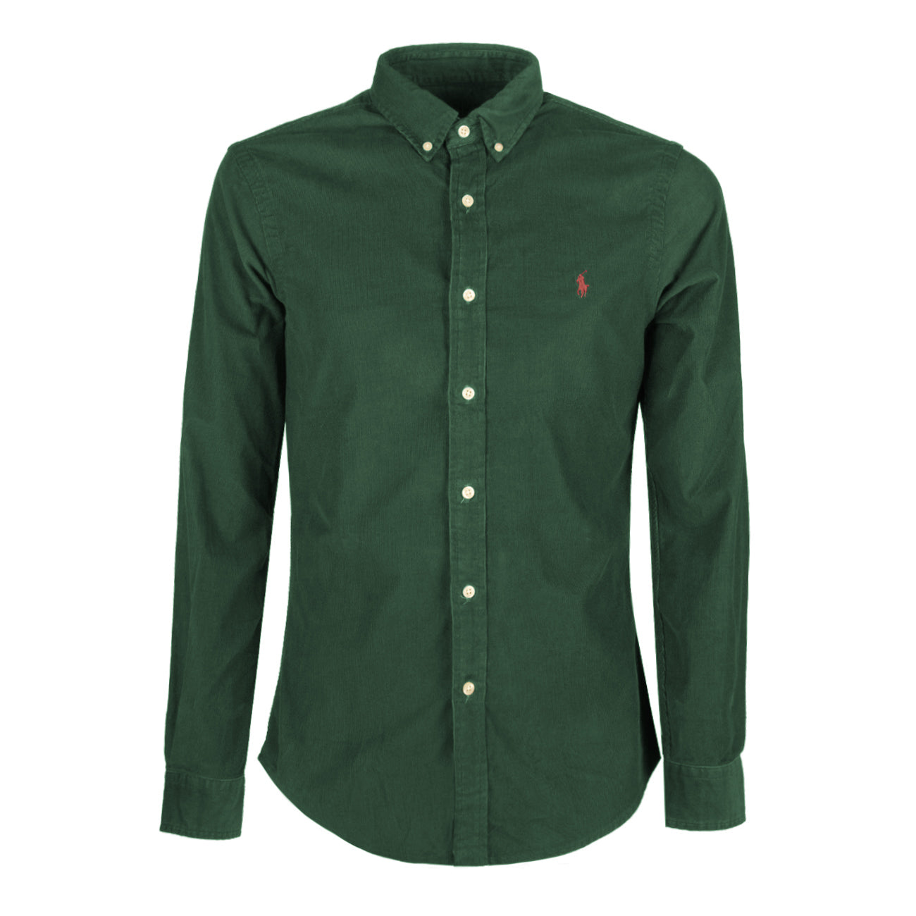 POLO RALPH LAUREN Camicia A Coste Uomo Hunt Club Green 710818761 018 HUNT CLUB GREEN 