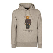 POLO RALPH LAUREN Felpa Orsetto Patch Uomo Andover Hthr Bear 710853309 027 ANDOVER HTHR BEAR 