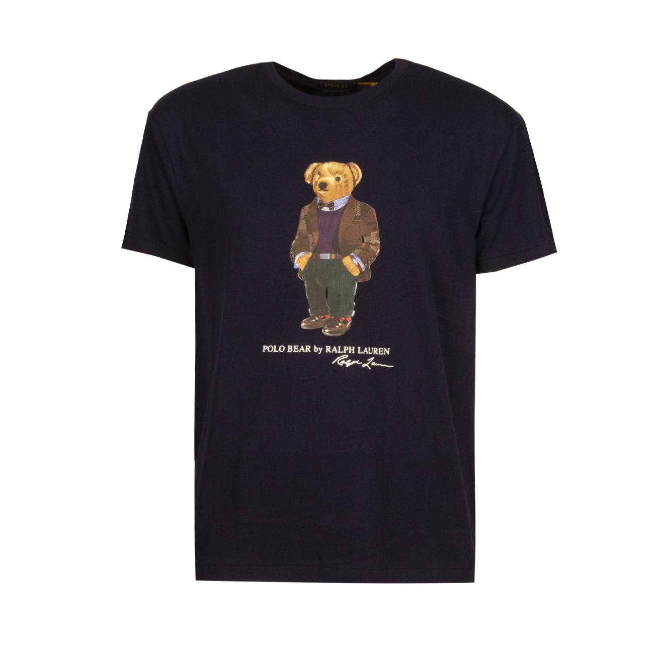 POLO RALPH LAUREN T-Shirt Orsetto Patch Uomo Cruise Navy 710854497 026 CRUISE NAVY HRTG BEAR 