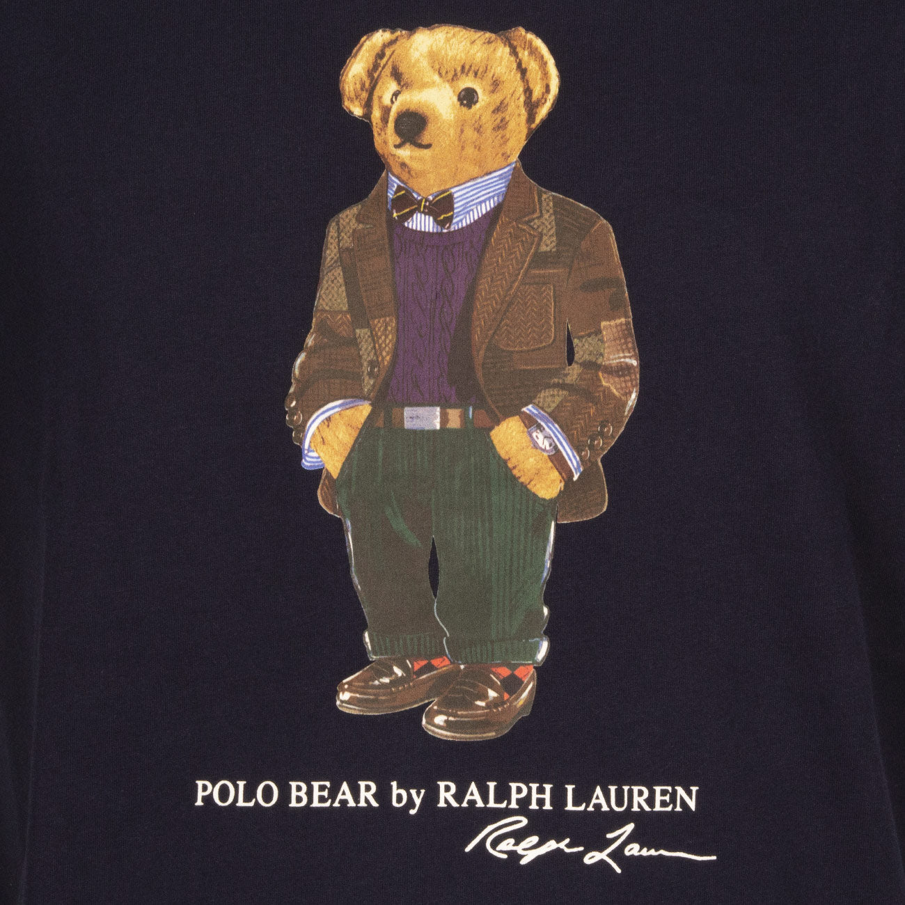 POLO RALPH LAUREN T-Shirt Orsetto Patch Uomo Cruise Navy 710854497 026 CRUISE NAVY HRTG BEAR 