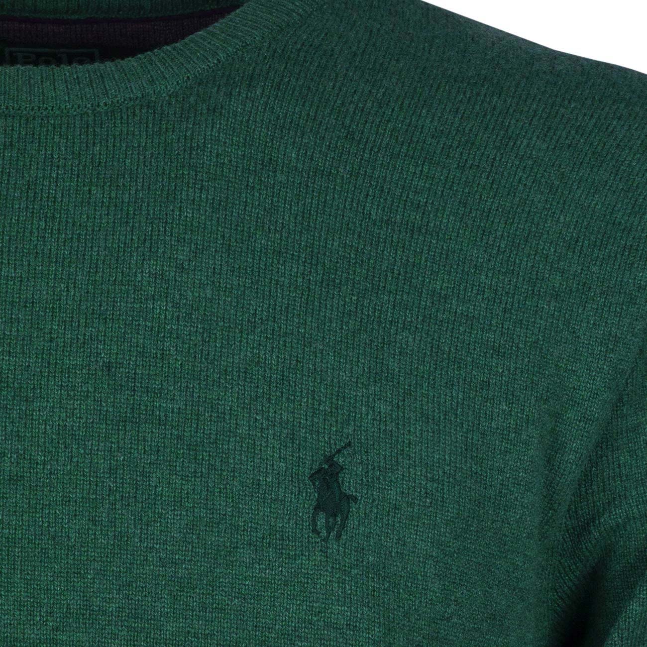 POLO RALPH LAUREN Pullover Lambswool Uomo Hunt Club Green 710876714 002 HUNT CLUB GREEN 