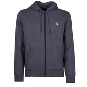 POLO RALPH LAUREN Felpa Con Zip E Cappuccio Uomo Derby Blue Heather 710881517 016 DERBY BLUE HEATHER 