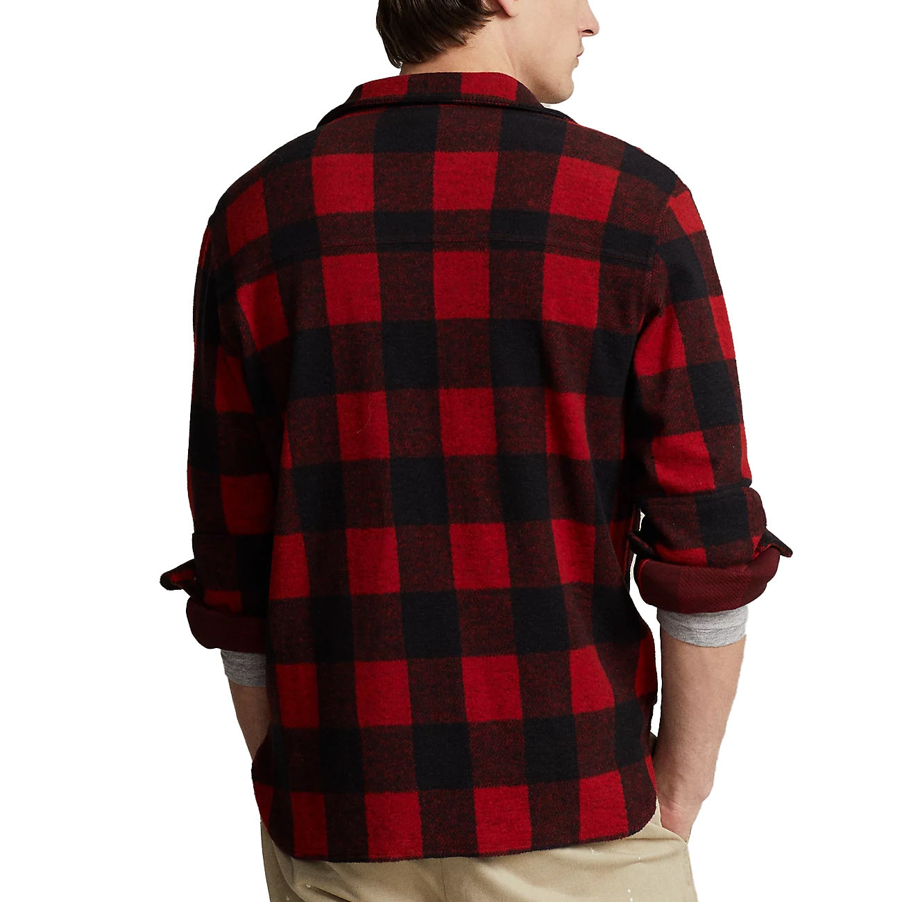 POLO RALPH LAUREN Camicia Sportiva Uomo Madison Red Polo Black 710881648 004 MADISON RED/POLO BLACK 
