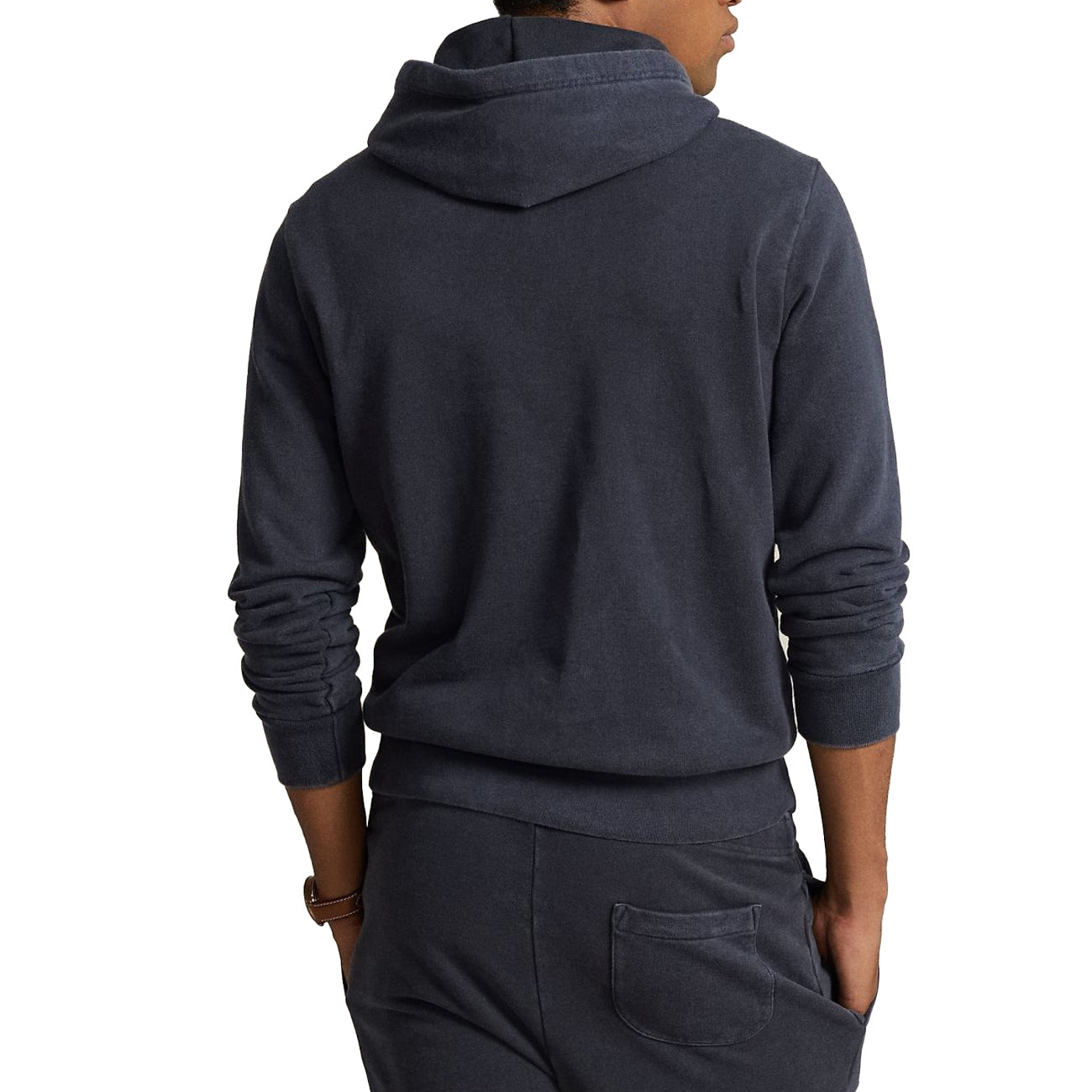 POLO RALPH LAUREN Felpa Con Cappuccio Uomo Faded Black Canvas 710916690 006 FADED BLACK CANVAS 