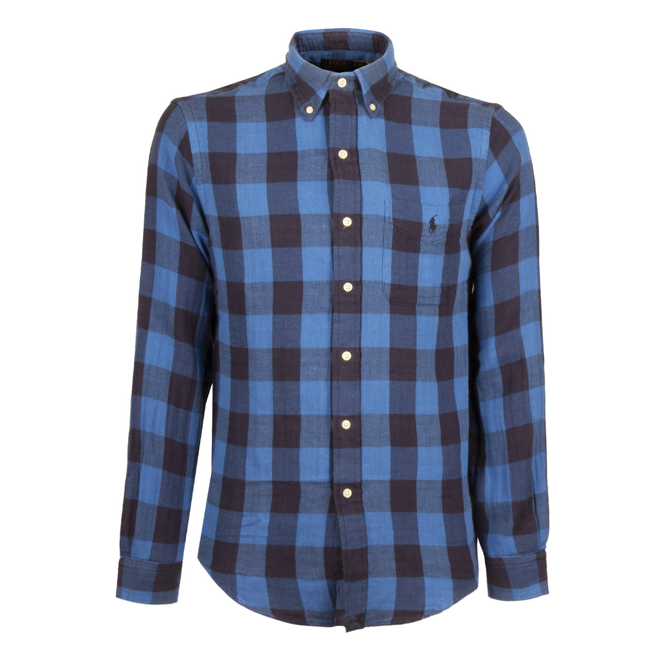 POLO RALPH LAUREN Camicia Sportiva Uomo Royal Black 710922250 002 ROYAL/BLACK 