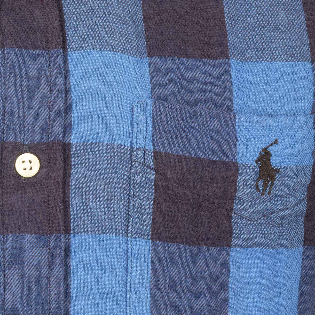 POLO RALPH LAUREN Camicia Sportiva Uomo Royal Black 710922250 002 ROYAL/BLACK 