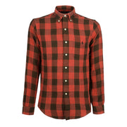 POLO RALPH LAUREN Camicia Sportiva Uomo Red Black 710922250 003 RED/BLACK 