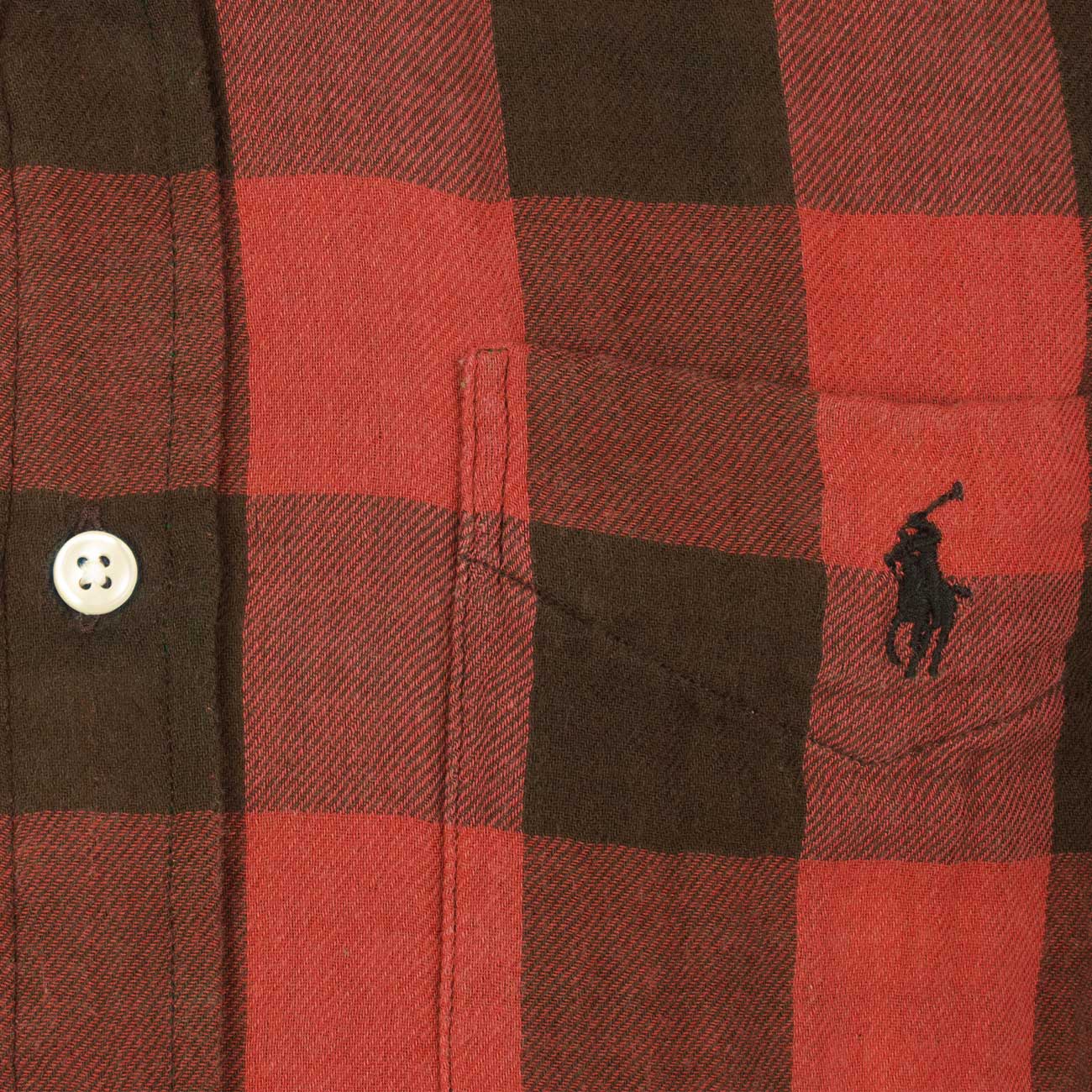 POLO RALPH LAUREN Camicia Sportiva Uomo Red Black 710922250 003 RED/BLACK 