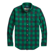 POLO RALPH LAUREN Camicia Sportiva Uomo Emerald Black 710922250 004 EMERALD/BLACK 