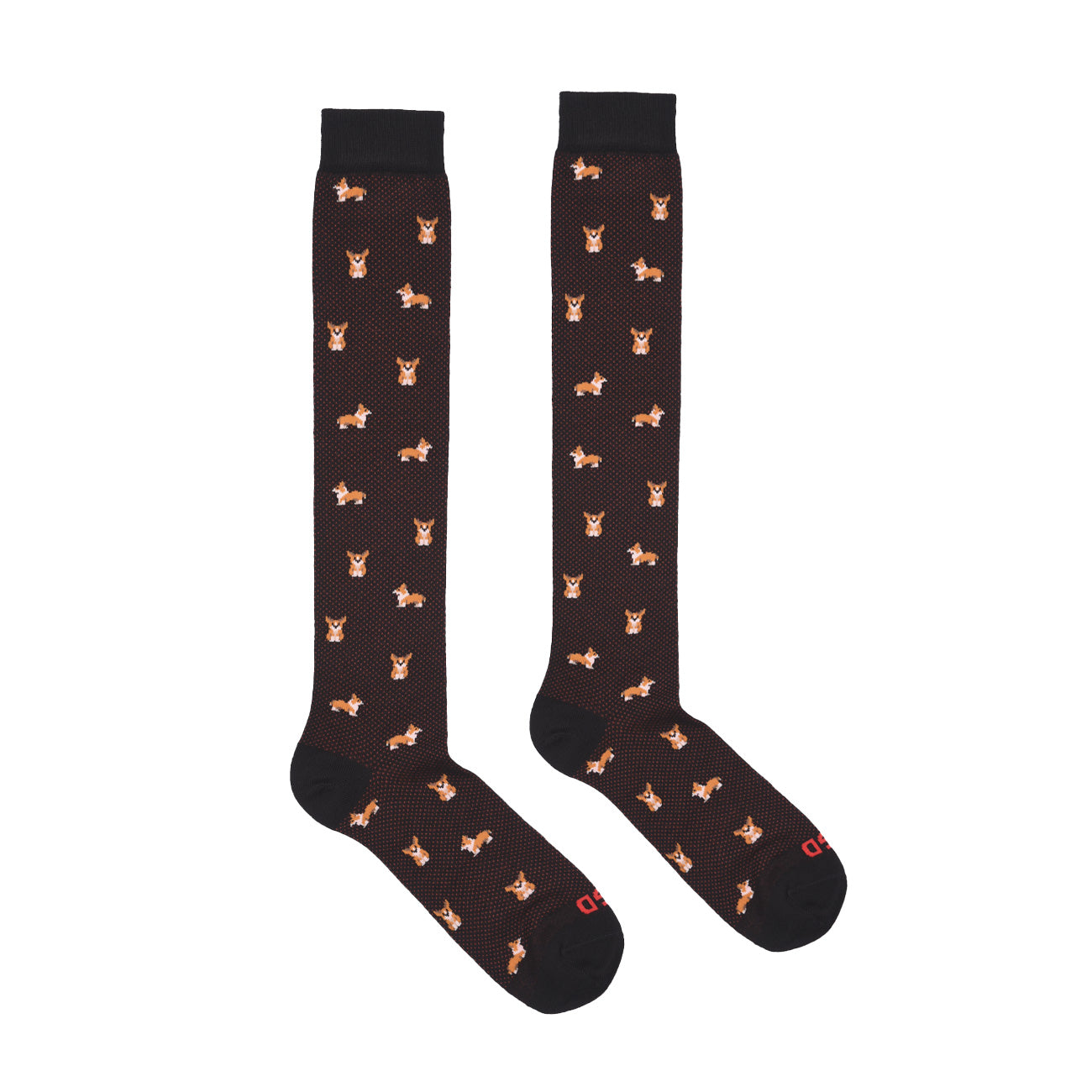 RED SOX Calze Lunghe Corgi Uomo Nero 64140G V0021 NERO 