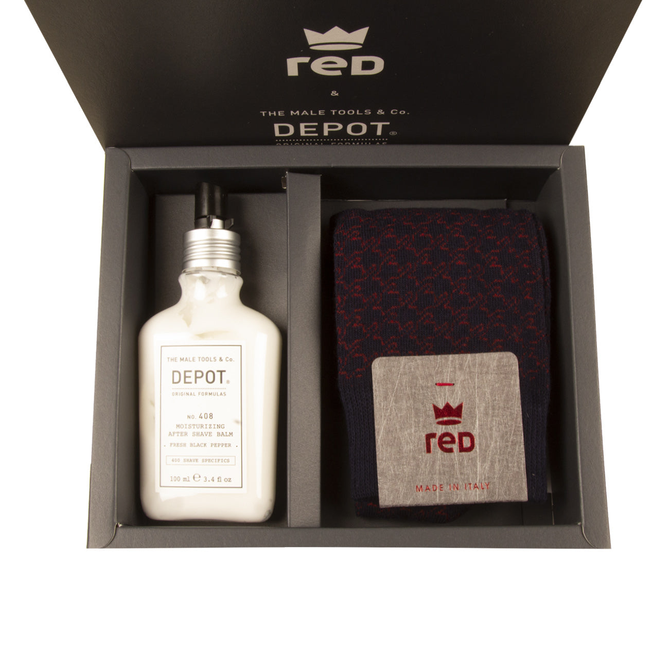 RED SOX Gift Box Red&Depot Con Dopobarba Uomo Vega Carminio 64142G V5101 VEGA/CARMINIO 