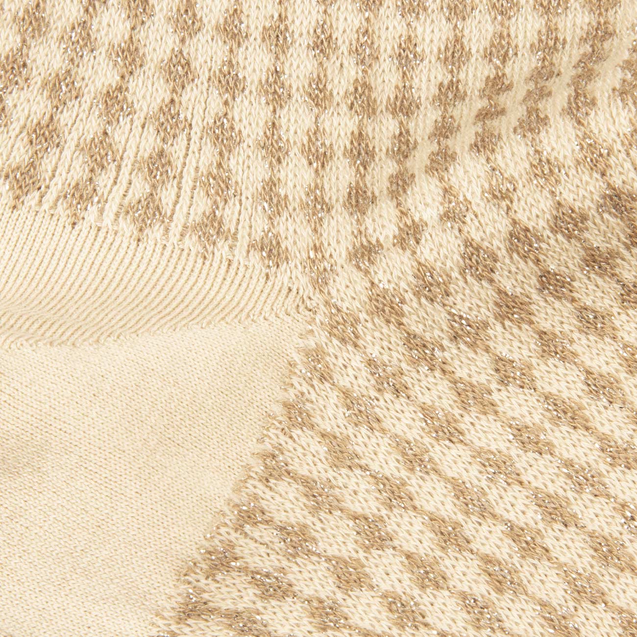 RED SOX Calze Jacquard Micro Rombo Lurex Donna Alpaca 65539G V4975 ALPACA 