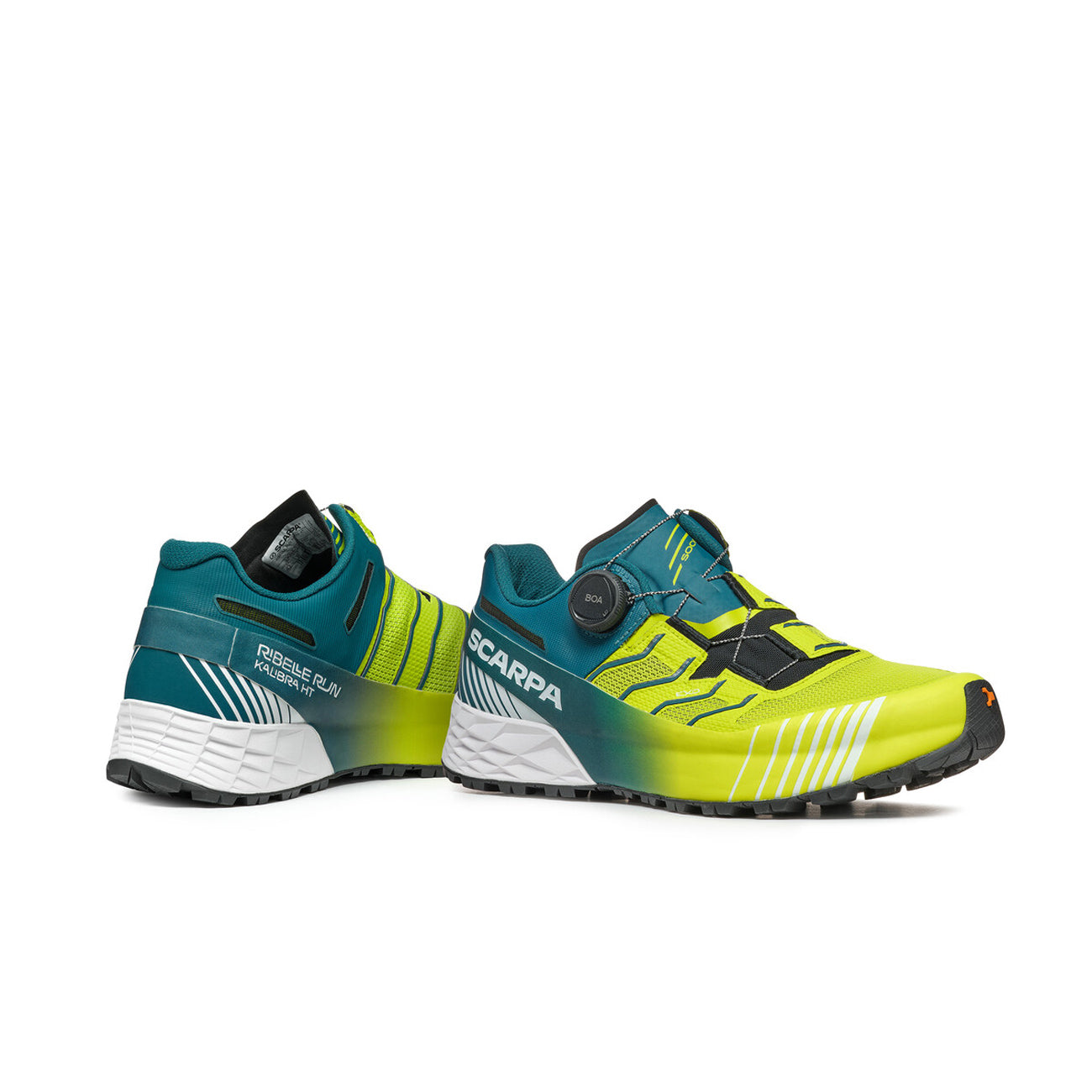 SCARPA Sneakers Ribelle Run Kalibra Ht Uomo Lime Green Deep Lagoon Arp 33084-350 2 LIME GREEN-DEEP LAGOON ARP 