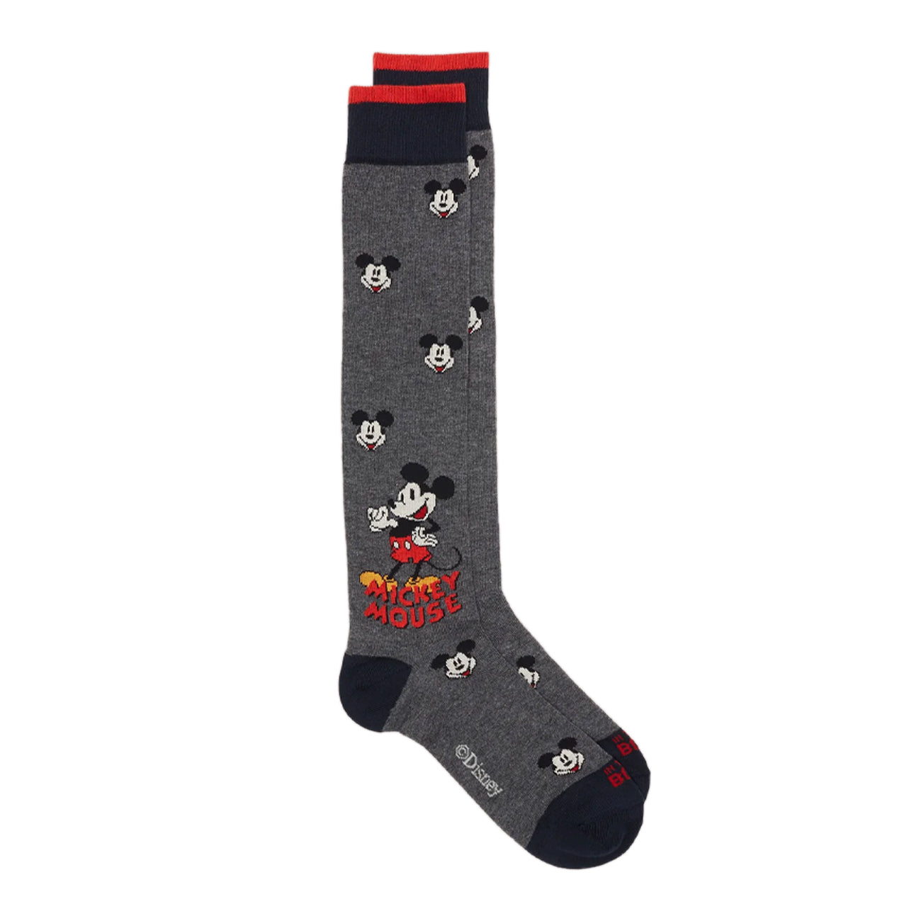 SOX IN THE BOX Calze Mickey Mouse Unisex Grigio Scuro FW230004 GRIGIO SCURO 