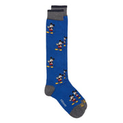 SOX IN THE BOX Calze Mickey Allover Unisex Royal Blue FW230005 249 ROYAL BLUE 